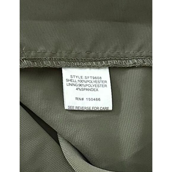 41 Hawthorn Women's Olive Green Pleated Details Short Sleeves‎ Blouse Top Size S - Picture 7 of 7